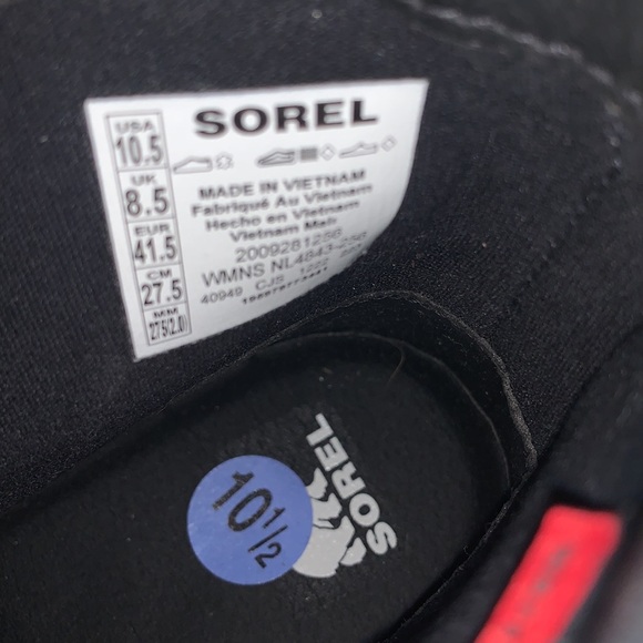 SOREL LENNOX LACE BRAND NEW SIZE 10.5 GORGEOUS LEATHER WATERPROOF BOOTS - Picture 7 of 14